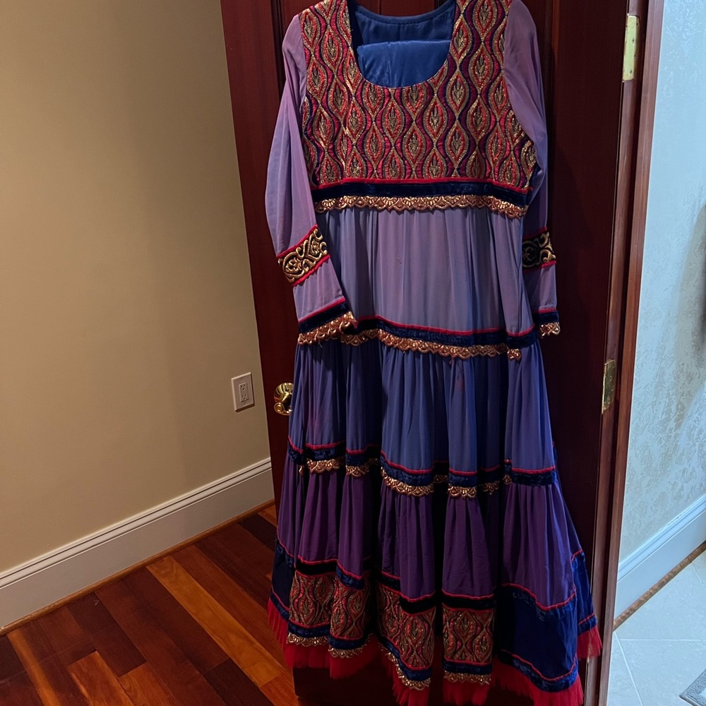 Elegant Multicolor Maxi Salwar Kameez/Kurta